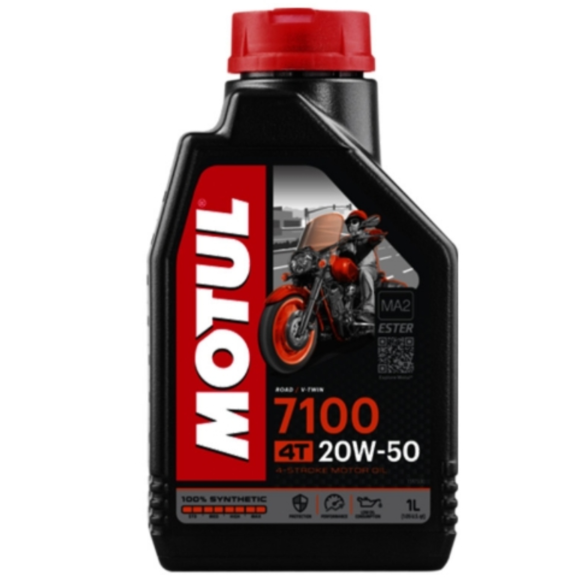 Litro Motul 7100 20W-50 4T Full Synthetic - Repuestos y Lubricantes Vicent's
