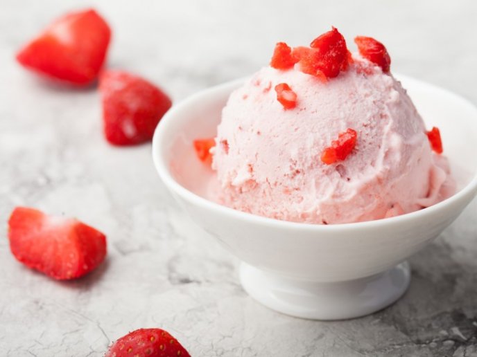 HELADO DE FRESA (caja) - Tierras del café.