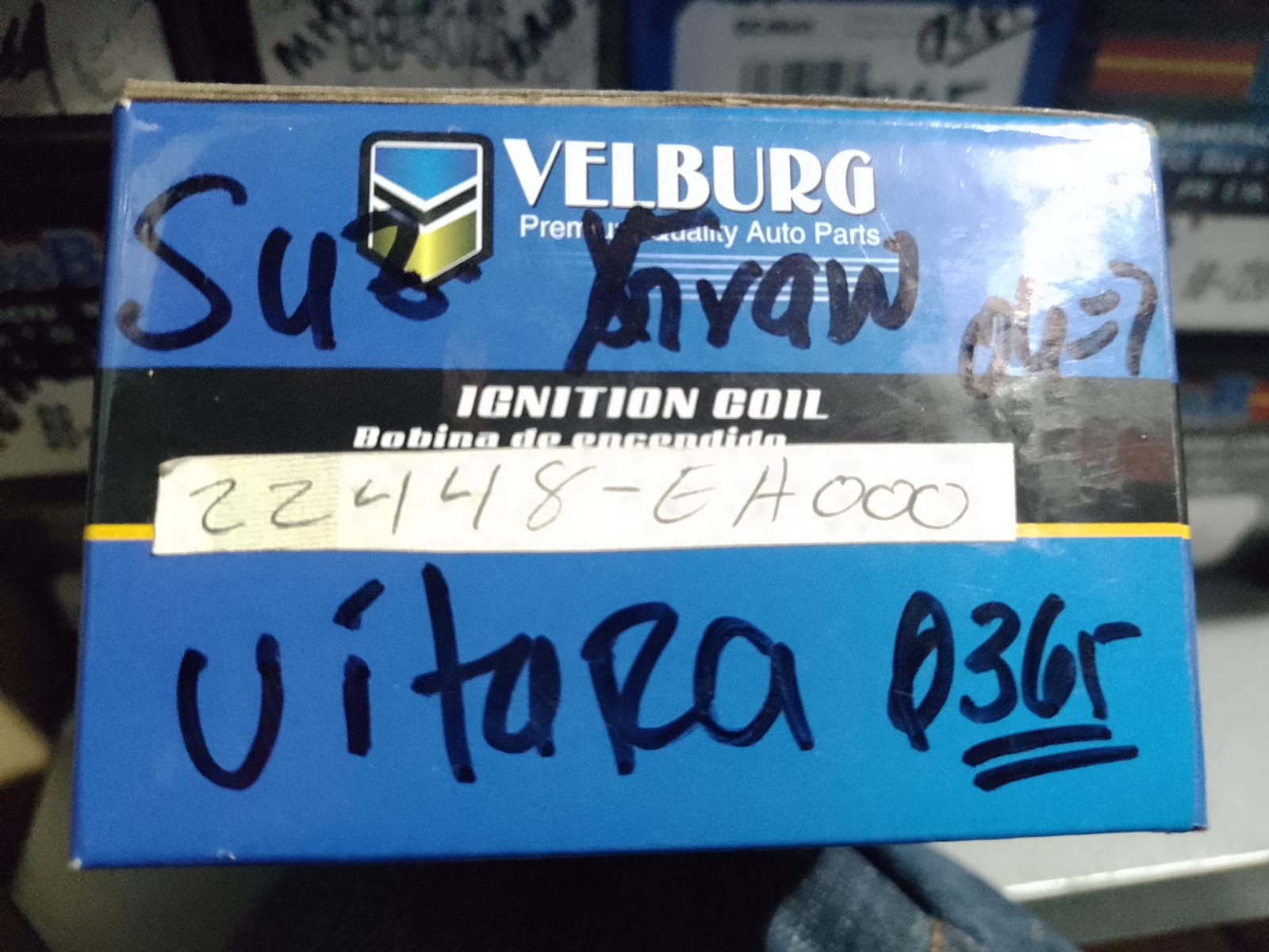 BOBINA DE ENCENDIDO SUZUKI VITARA 06Up VELBURG - Lubricantes y Repuestos Amaya