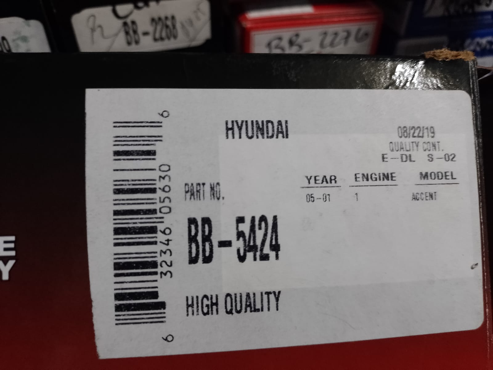 BOBINA DE ENCENDIDO ACCENT 1.6 01-05 B&B - Lubricantes y Repuestos Amaya