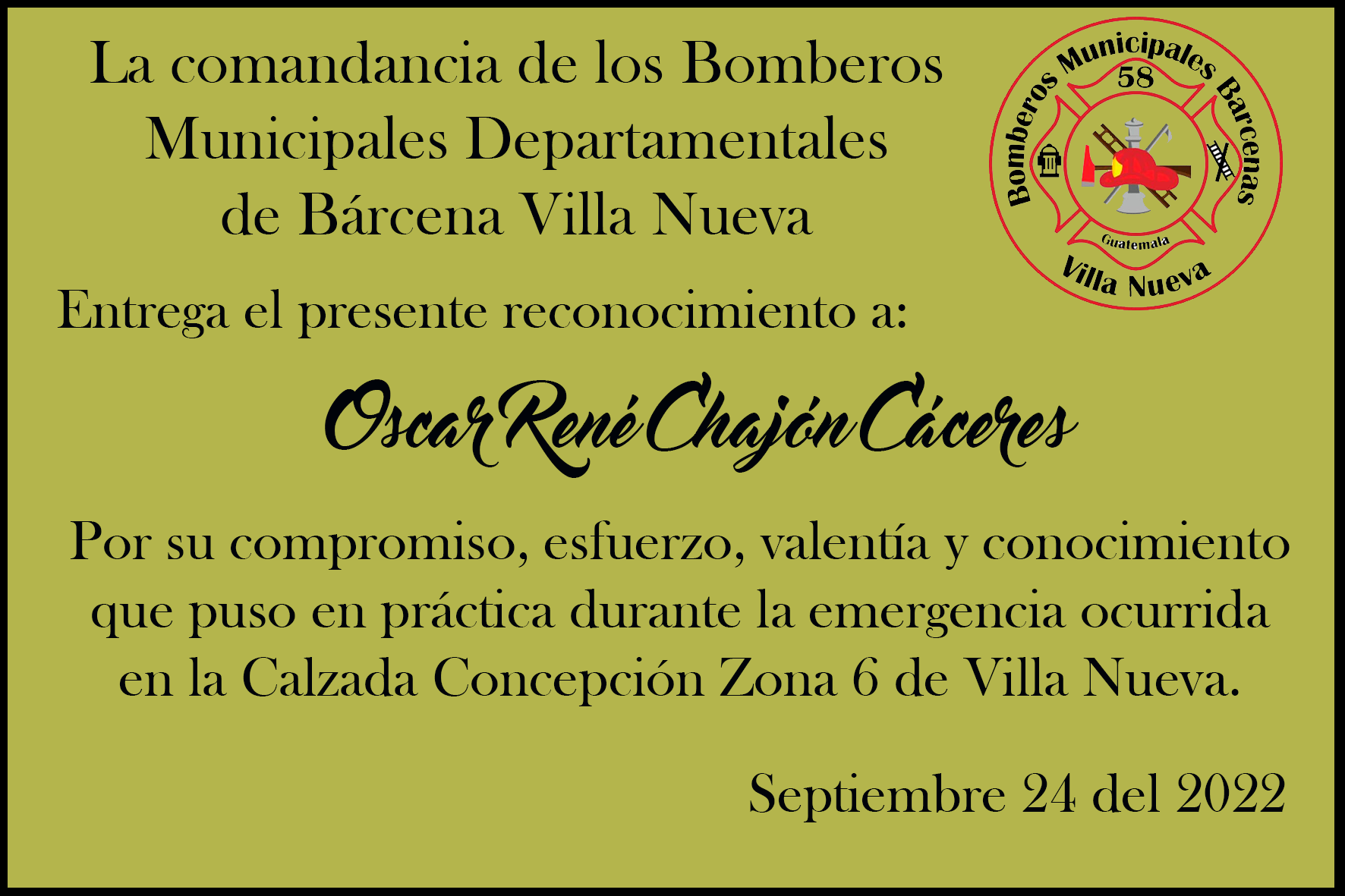 Placa para reconocimiento - Hosanna Creaciones