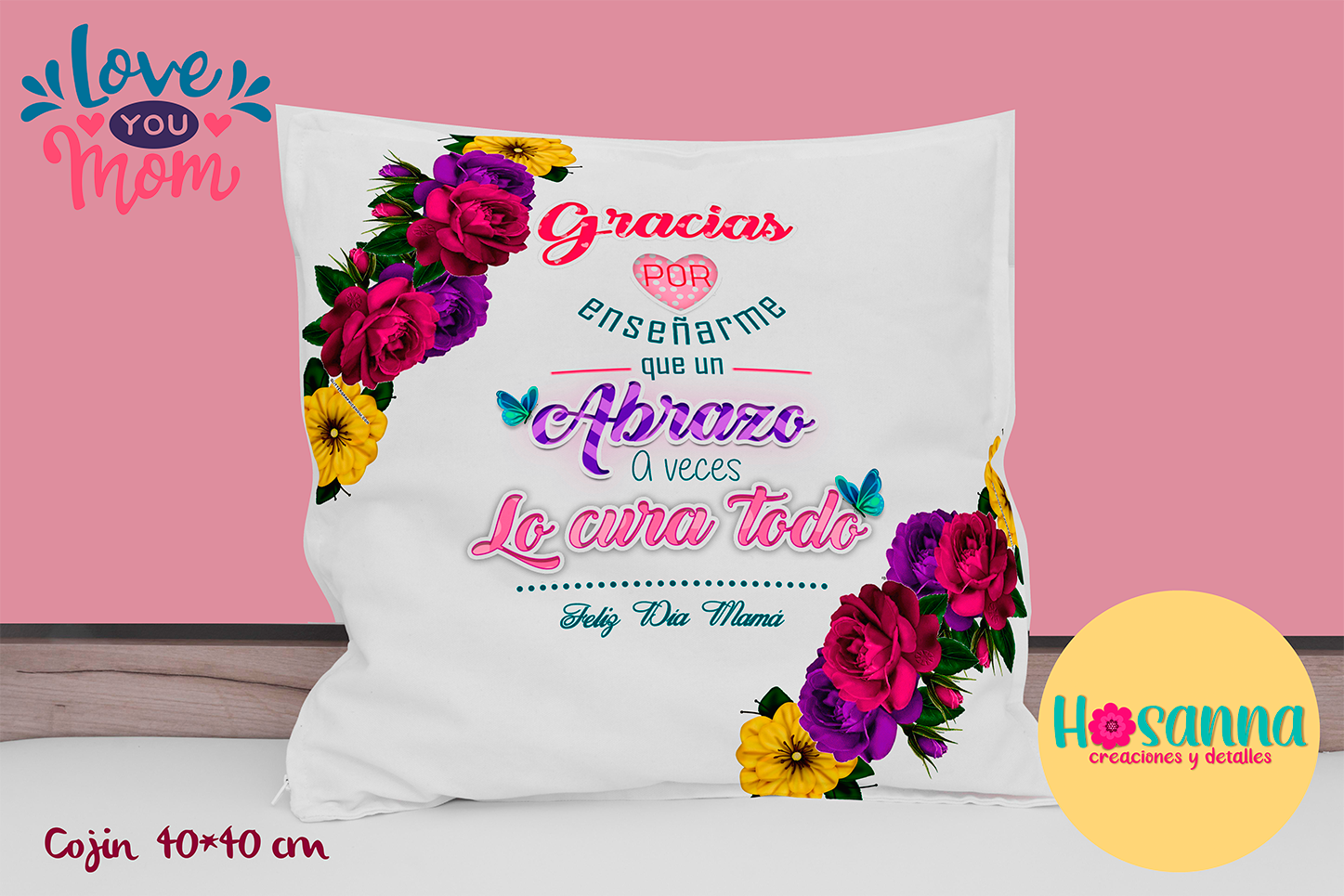 Cojin personalizado  - Hosanna Creaciones