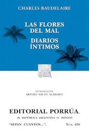LAS FLORES DEL MAL, DIARIOS INTIMOS, PORRUA - Librería Sísifo