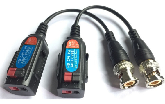 Video Balun pasivo, 40 metros de alcance, resolución de hasta 8 megapixeles 4K - AXSYSTEMS COMPUTER CENTER