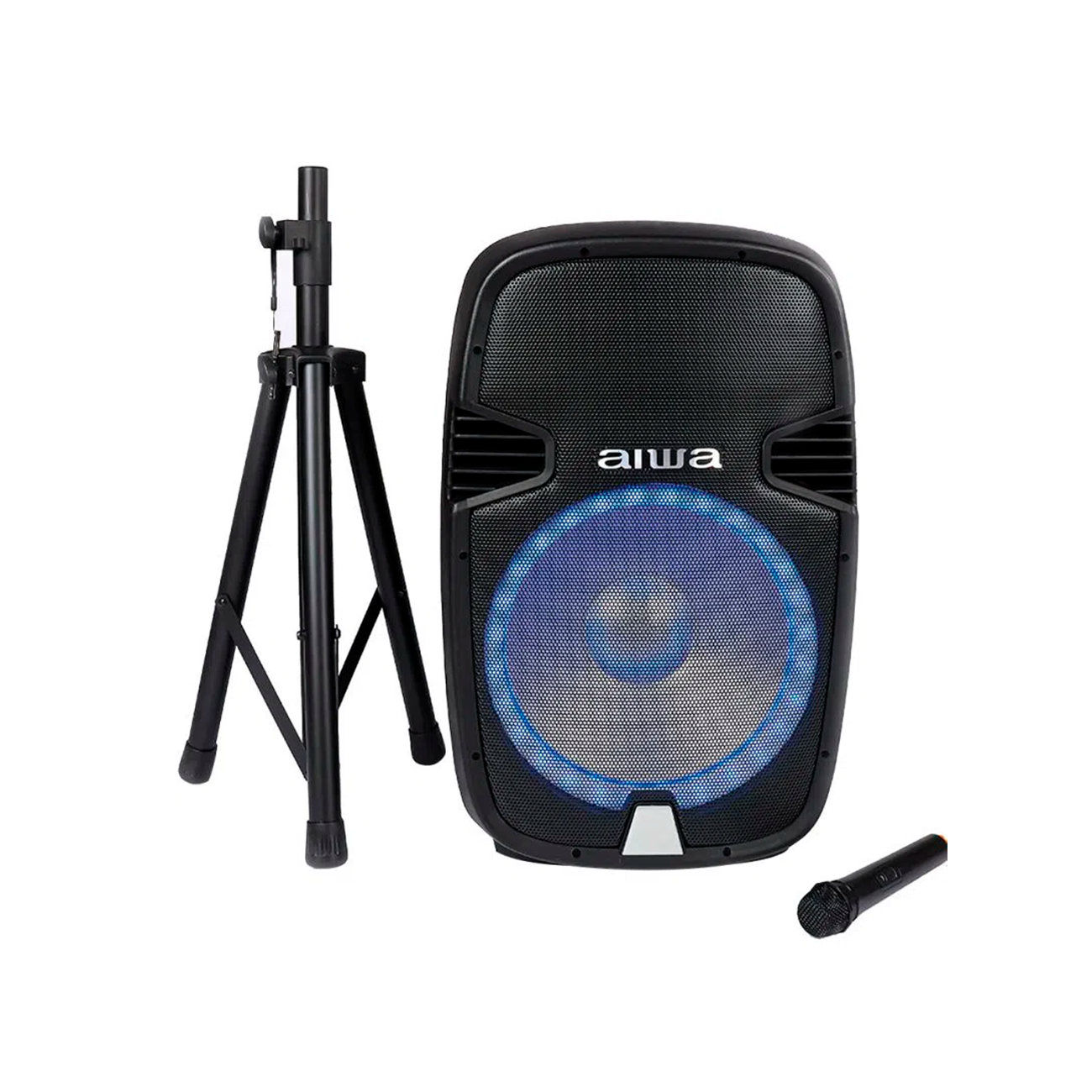 Bocina aiwa Bluetooth 1000w con trípode  - Corporación Hightechnology