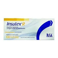 INSULEX R (insulina humana) *vial 100UI/ml  - FARMACIA NUEVO MILENIO