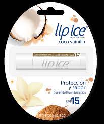 LIP ICE (protector labial coco/vainilla) *brillo labial - FARMACIA NUEVO MILENIO