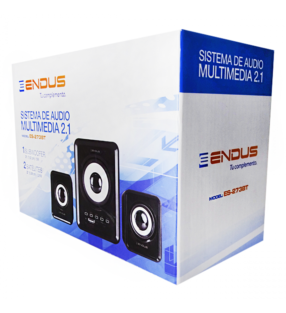 Bocina Endus Multimedia 2.1  - Corporación Hightechnology