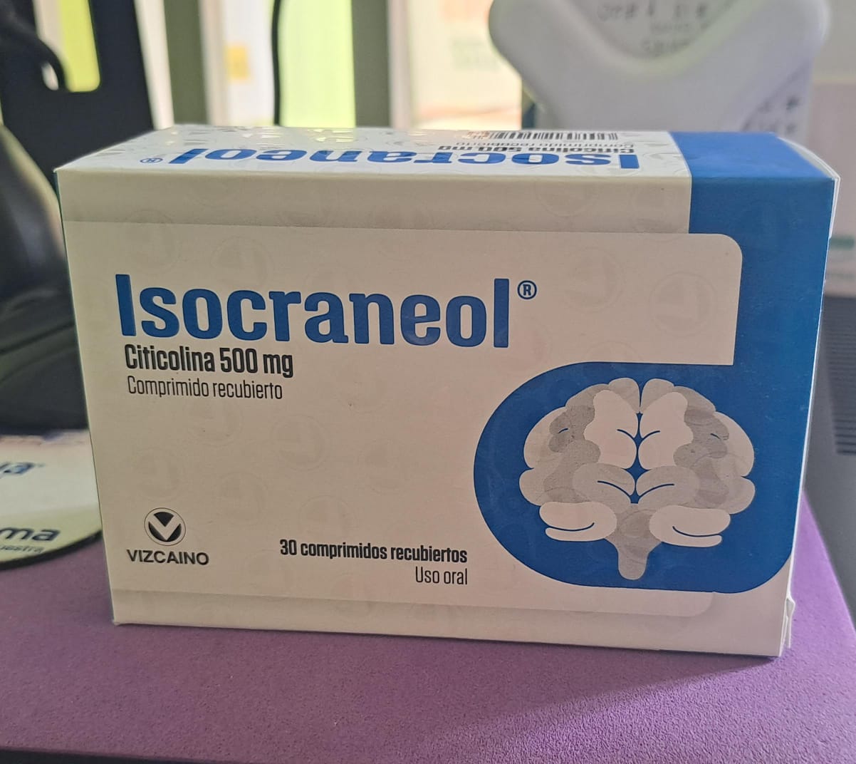 ISOCRANEOL 500mg (citicolina)*Caja - FARMACIA NUEVO MILENIO