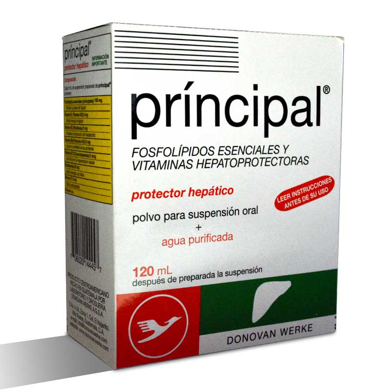 PRINCIPAL *Fosfolipido Esenciales Y Vitaminas Hepatoprotectoras ( Protector Hepático) POLVO PARA SUSPENSION - FARMACIA NUEVO MILENIO