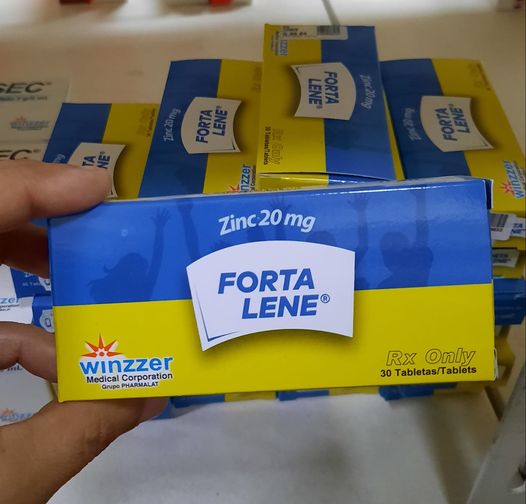 FORTA LENE (Zinc 20mg) *(30 tabletas) - FARMACIA NUEVO MILENIO