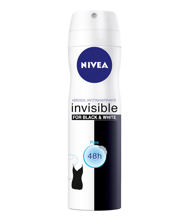 DESODORANTE NIVEA BLACK & WHITE  INVISIBLE PURO - FARMACIA NUEVO MILENIO