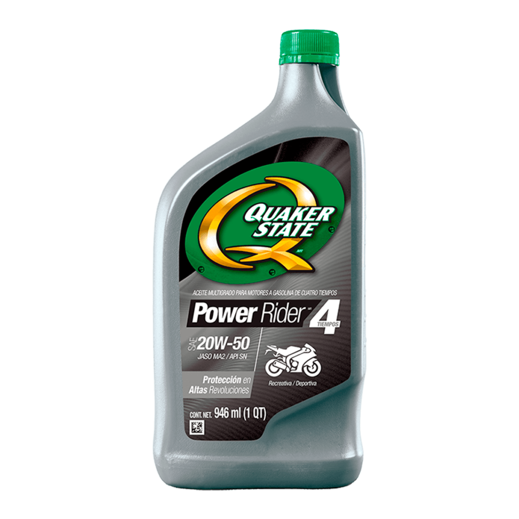 Litro Quaker 20w-50 4T Power Rider - Repuestos y Lubricantes Vicent's