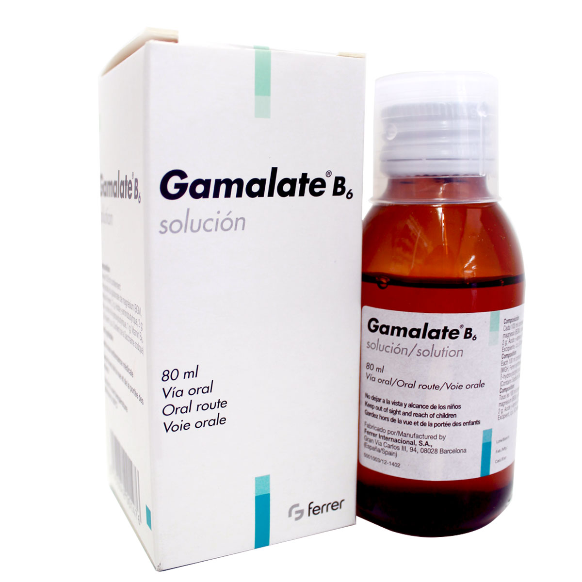 Gamalate B (Solucion 80ml) - FARMACIA NUEVO MILENIO