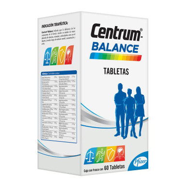 Centrum- Balance ( 60 Tabletas) - FARMACIA NUEVO MILENIO