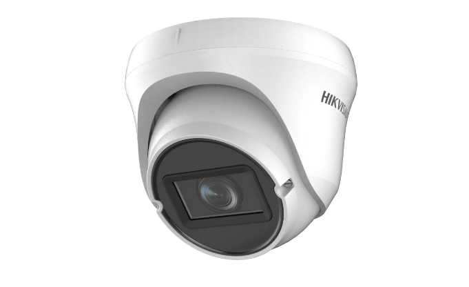 Cámara Turbo domo 1080p, lente vari-focal, plástica, IR 40mts, 4 hibrida, IP66, marca Hikvision  - AXSYSTEMS COMPUTER CENTER