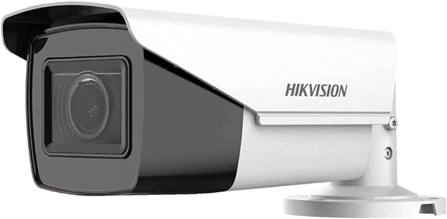 Cámara Turbo bala 5mpx, lente motorizado, plástica, IR 40mts, 4 hibrida, IP67, DNR/D-WDR, marca Hikvision - AXSYSTEMS COMPUTER CENTER