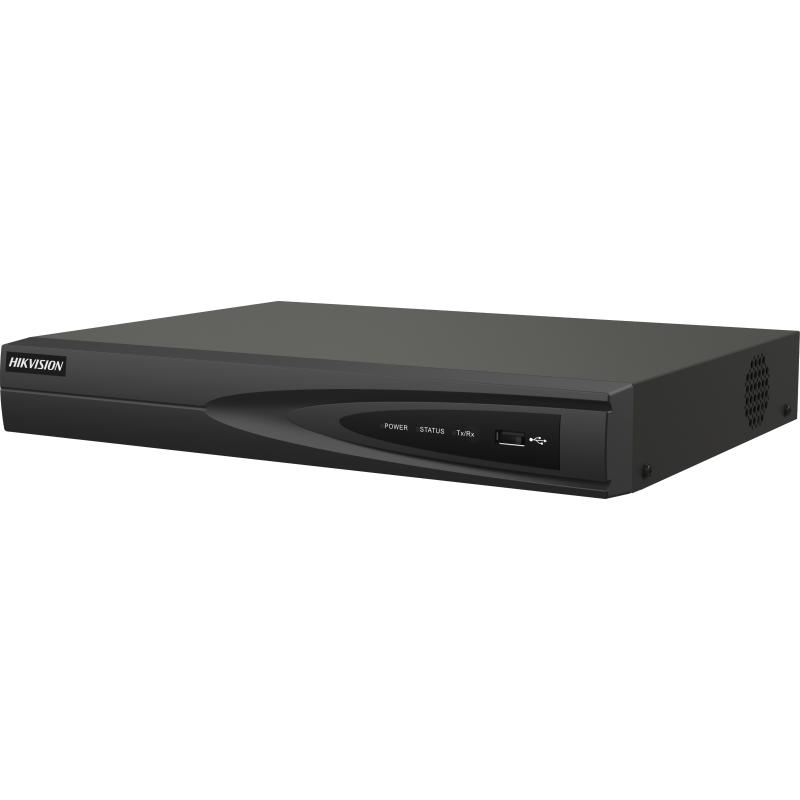 Nvr Ip, 8 canales, resolución máxima 8 Mpx, 1 slot para disco duro (no incluido), salidas HDMI, VGA, marca Hikvision SIN PUERTOS POE - AXSYSTEMS COMPUTER CENTER