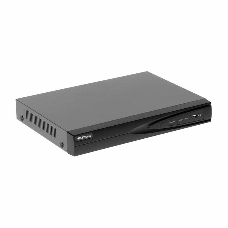 NVR Ip, 4 canales, resolución máxima 8 Mpx, 4 puertos PoE, 1 slot para disco duro (no incluido), salidas HDMI, VGA, marca Hikvision TODOS LOS PUERTOS POE - AXSYSTEMS COMPUTER CENTER