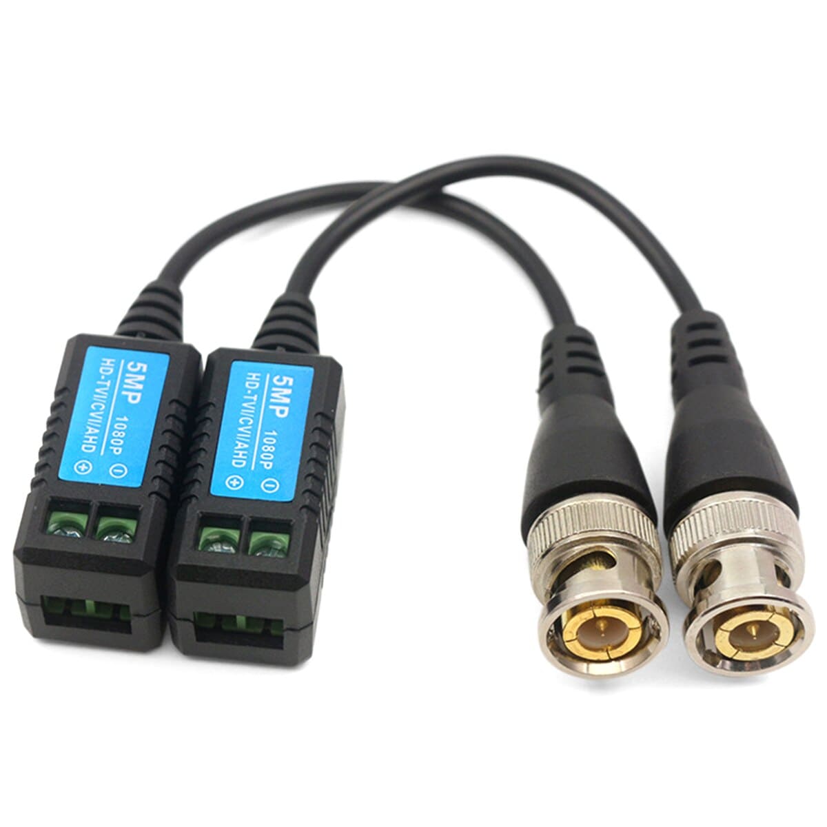 Kit de 25 Video Balun pasivo, 40 metros de alcance, resolución de hasta 8 megapixeles 4K - AXSYSTEMS COMPUTER CENTER