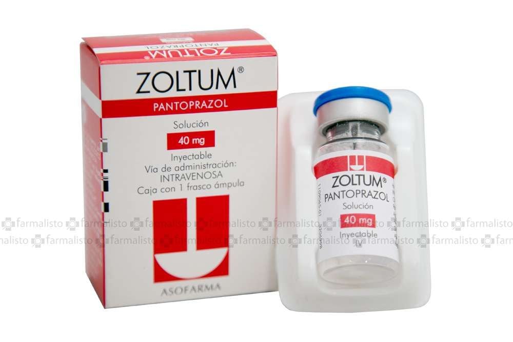 ZOLTUM (Pantoprazol) Solucion Inyectable I.V - FARMACIA NUEVO MILENIO