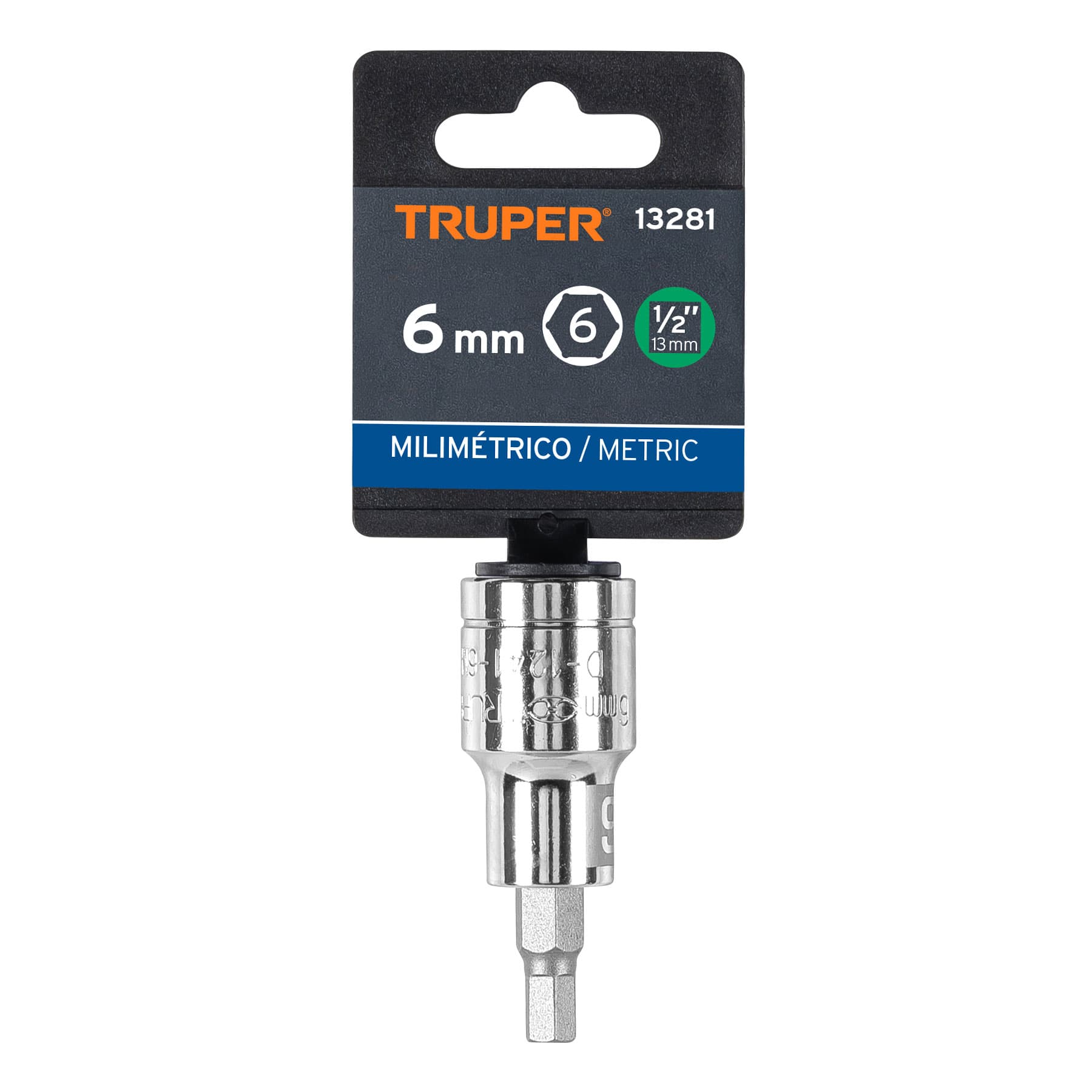 Copa Allen 6mm Cuadro 1/2" TRUPER (13281) - Repuestos y Lubricantes Vicent's