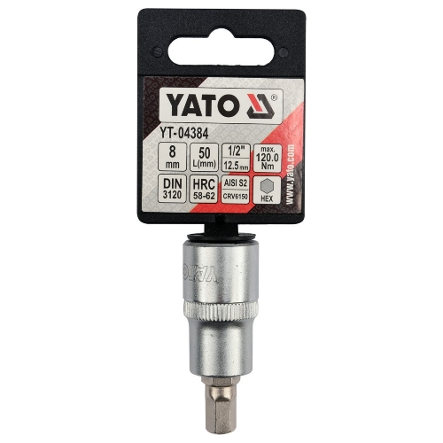 Copa Allen 8mm Cuadro 1/2" Yato - Repuestos y Lubricantes Vicent's