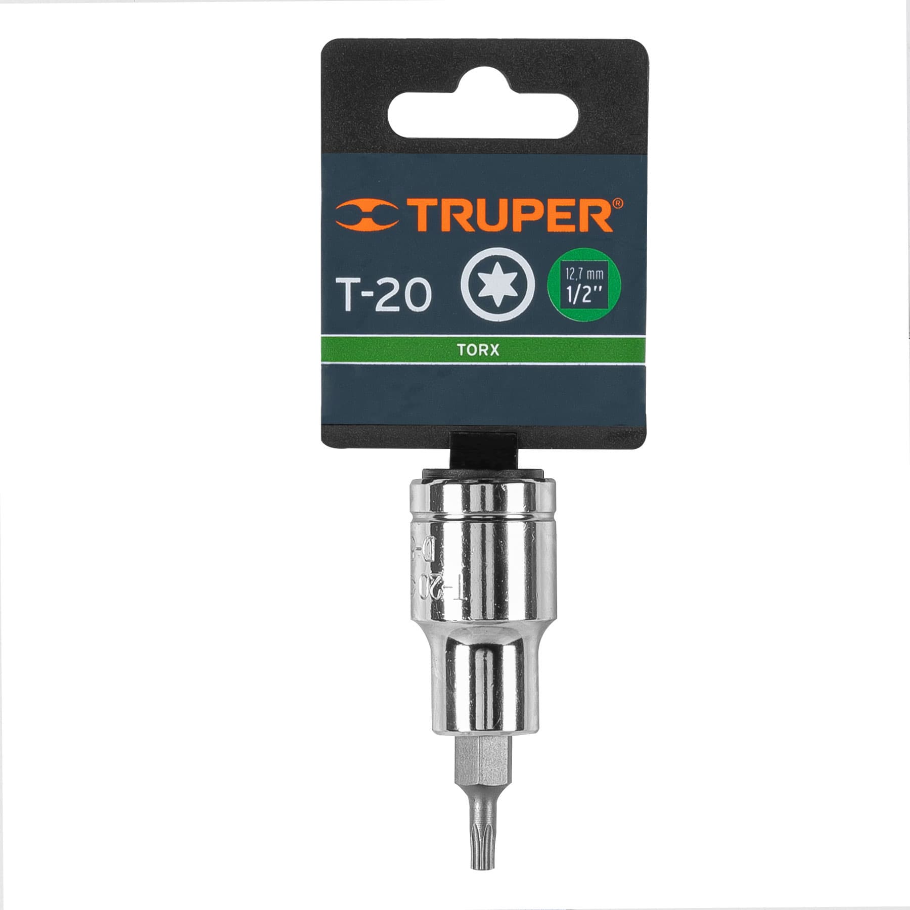 Copa Punta Torx T-20 Cuadro 1/2" TRUPER (13434) - Repuestos y Lubricantes Vicent's