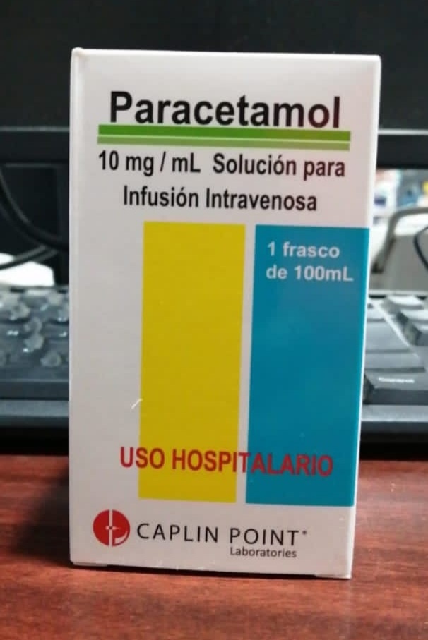 Paracetamol 10mg/mL Solucion inyectable para infusion  - FARMACIA NUEVO MILENIO