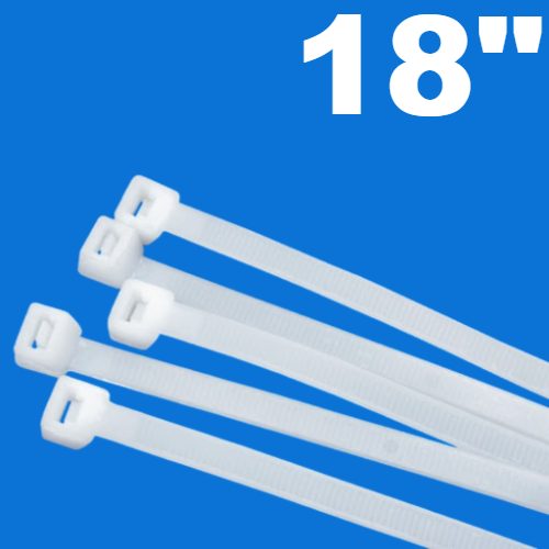 Abrazadera Plastica Blanca  18" (F16611) Unidad  - Repuestos y Lubricantes Vicent's