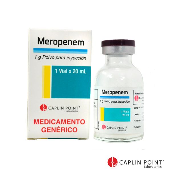 Meropenem (Polvo para uso parentral 1g) - FARMACIA NUEVO MILENIO