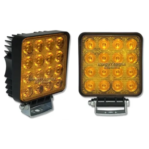 Neblinera LED Cuadrada Amarilla (GLH11171) - Repuestos y Lubricantes Vicent's