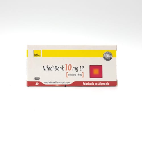 NIFEDI-DENK (NIFEDIPINA 10MG) *BLISTER - FARMACIA NUEVO MILENIO