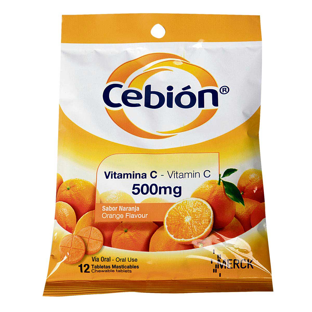 CEBION 500MG *TABLETAS MASTICABLES  - FARMACIA NUEVO MILENIO