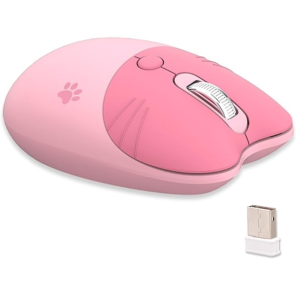 Mouse de gato rosado