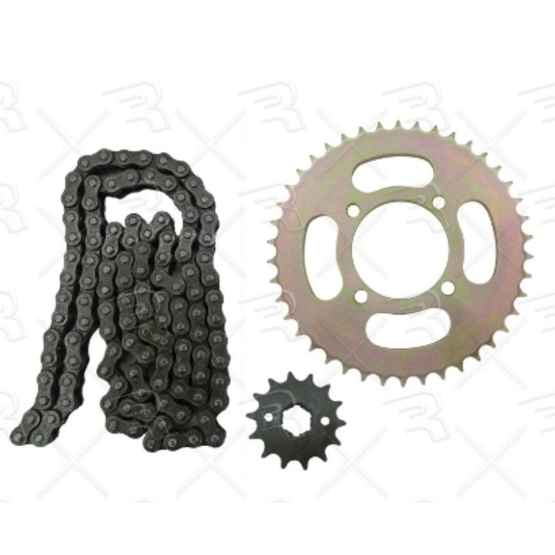 Kit Sprocket Con Cadena (44/14T) 428H-130L Apache 180 - Repuestos y Lubricantes Vicent's