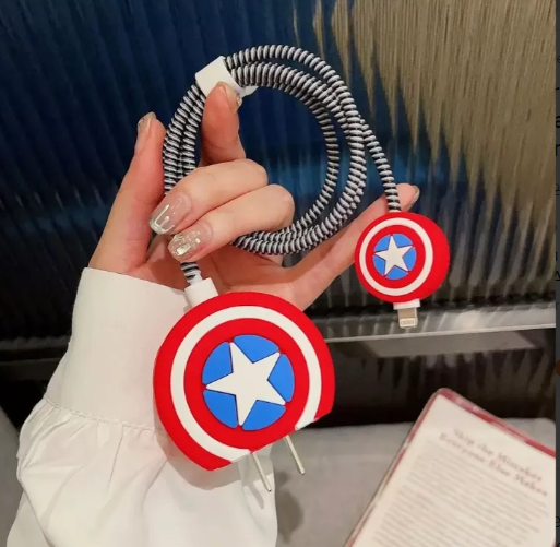 Cubierta protectora de cargador de Escudo del Capitan America.