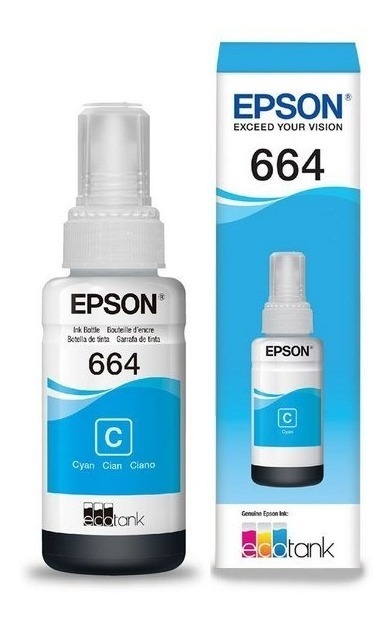 EPSON T664 CYAN - Informatica Integral Punto Com