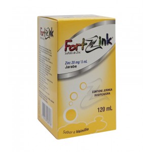 FORT ZINK 20mg/5ml (120ml) - FARMACIA NUEVO MILENIO