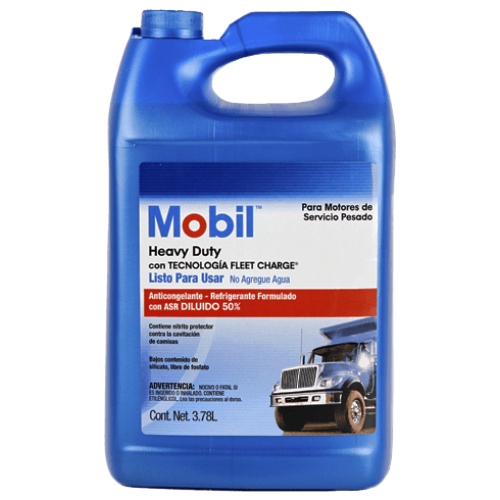 Galon Refrigerante Diesel Mobil 50/50 Heavy Duty  - Repuestos y Lubricantes Vicent's