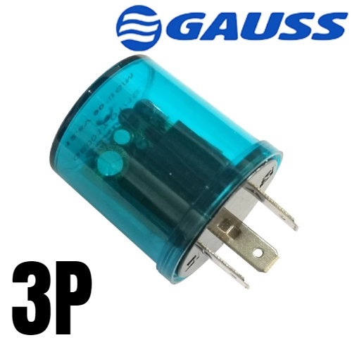 Flasher GAUSS GE0017 (HD-13) 3P 12V	 - Repuestos y Lubricantes Vicent's