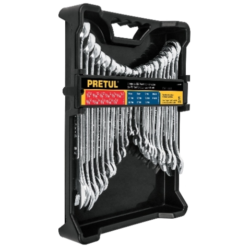 Juego de 22 Llaves Combinadas PRETUL (J-2022MP) - Repuestos y Lubricantes Vicent's