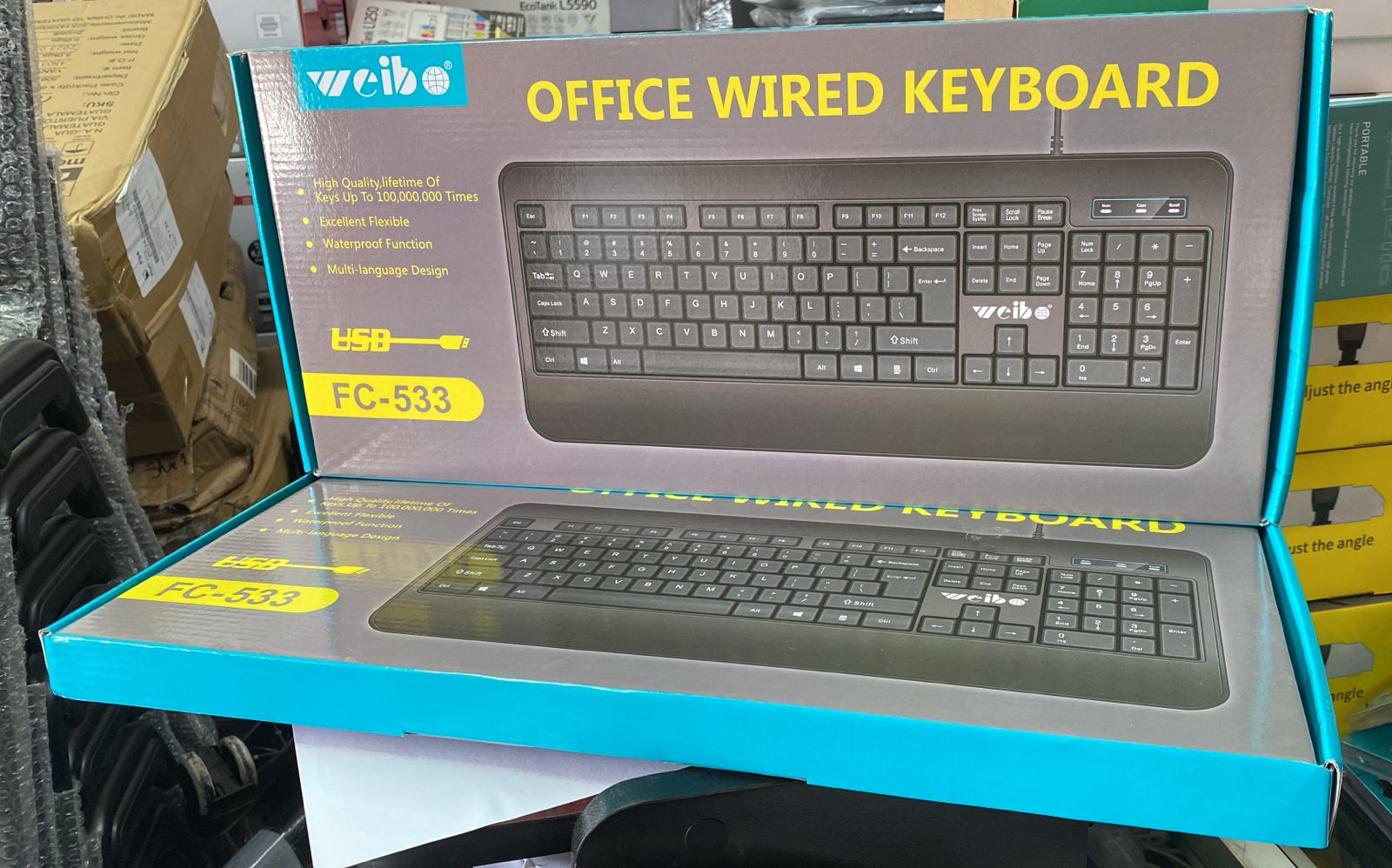 Teclado Weibo FC-533 Waterproff 