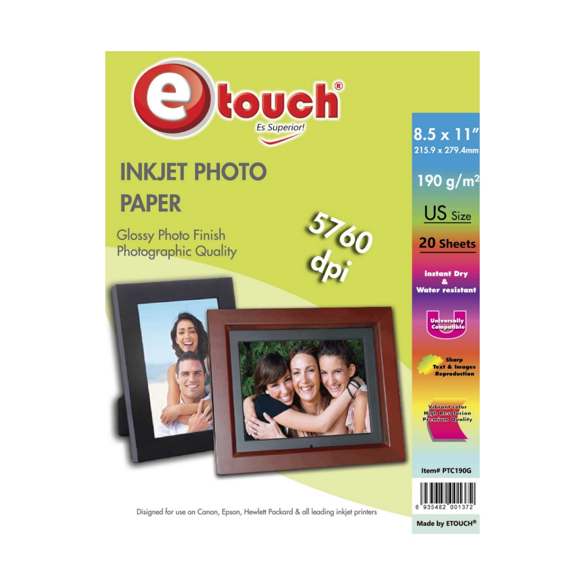 Papel Fotografico e touch - Corporación Hightechnology