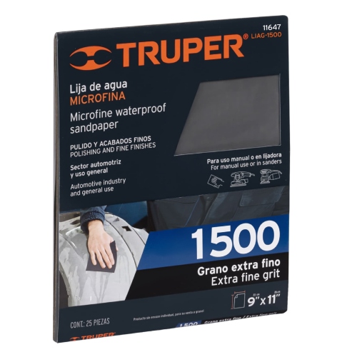 Lija de Agua 1500 TRUPER - Repuestos y Lubricantes Vicent's