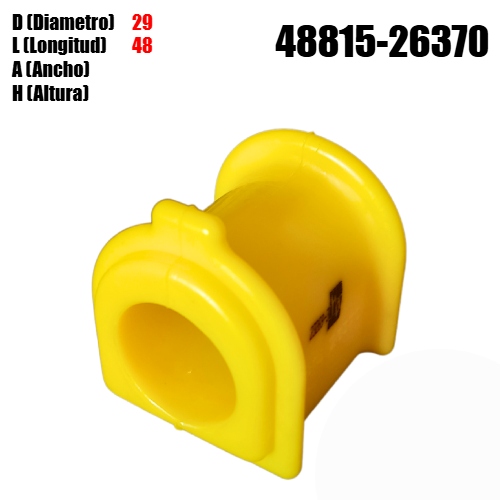 Hule Para Barra Estabilizadora 29X48 (FR-9726=48815-26370) Toyota Hiace  - Repuestos y Lubricantes Vicent's