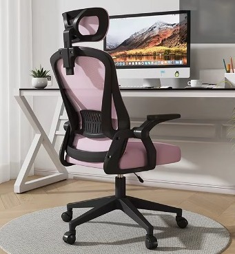 Silla Ejecutiva Mesh MZ-19 Rosa/Negro