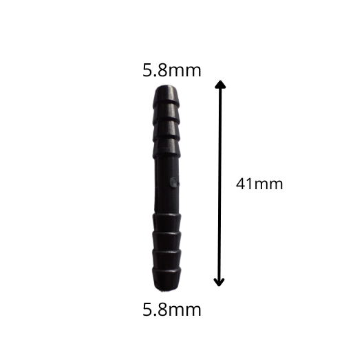 Union Plastica Para Manguera (5.8x5.8)mm UP111	 - Repuestos y Lubricantes Vicent's
