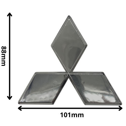 Emblema Mitsubishi 101x88mm (AE09)  - Repuestos y Lubricantes Vicent's