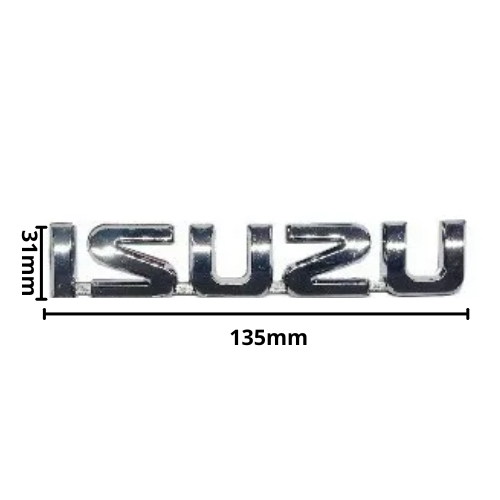 Emblema Letras Isuzu 145x26mm (AL06)	 - Repuestos y Lubricantes Vicent's